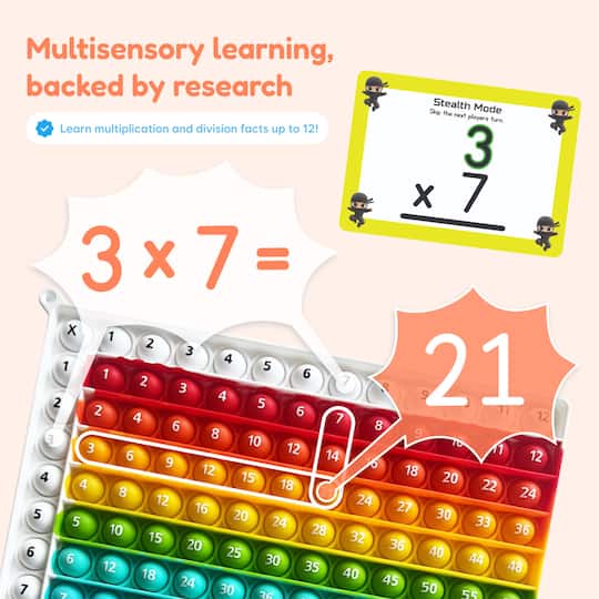 The Fidget Game Multiply & Divide Fidget Mat